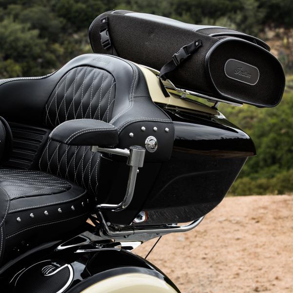 Indian Motorcycle Rear Rack Bag Black/Brown 2884830-FBA