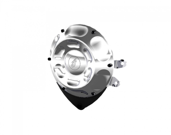 BILLET THERMOSTAT COVER - CHROME