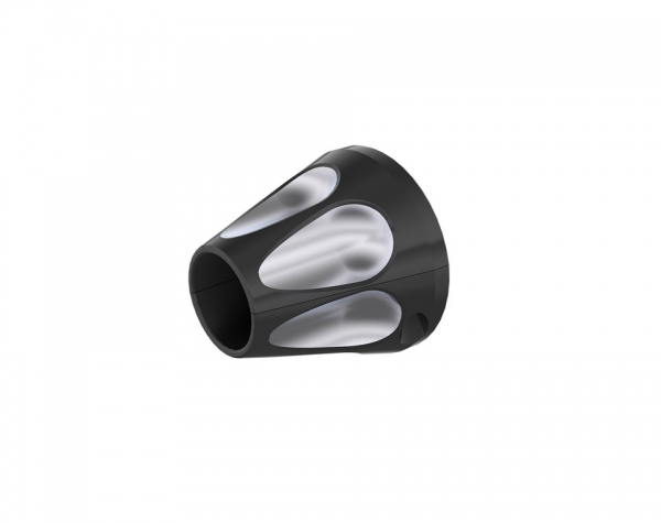 BILLET SHOCK STEM COVER SET - SCHWARZ