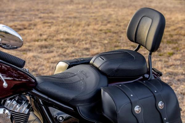 QUICK RELEASE PASSENGER BACKREST - CHIEF STEELFRAME - BLACK