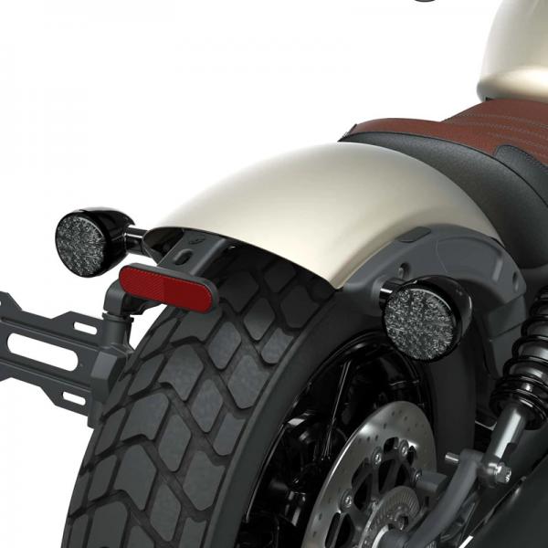 SMOKED LED TURN SIGNALS - SCOUT BOBBER