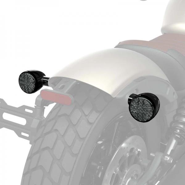 SMOKED LED TURN SIGNALS - SCOUT BOBBER