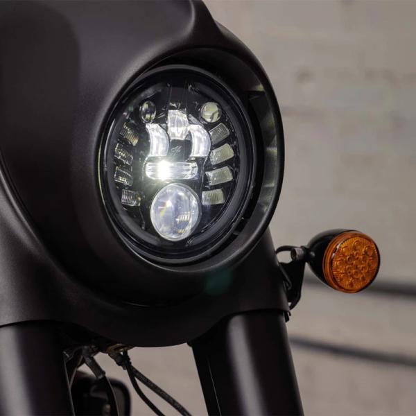 PATHFINDER 7" ADAPTIVE LED ECE HEADLIGHT - BLACK