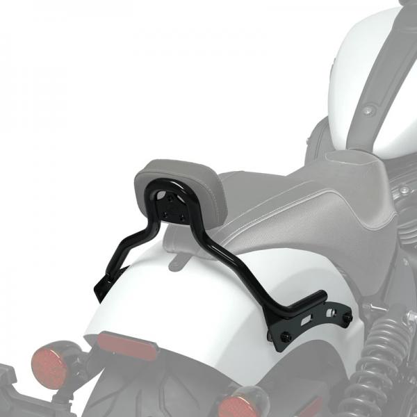 SYNDICATE LOW PROFILE PASSENGER BACKREST - CHIEF STEELFRAME - BLACK