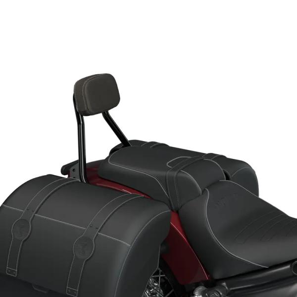 SYNDICATE LOW PROFILE PASSENGER BACKREST - BLACK - SCOUT 1250