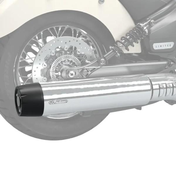 EXHAUST END CAP - BLACK - SCOUT 1250