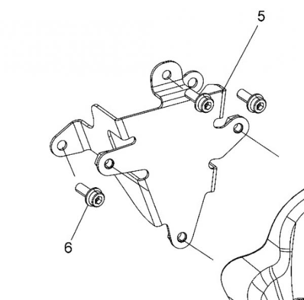 Thermostat Cover Mounting Bracket - Scout Bobber