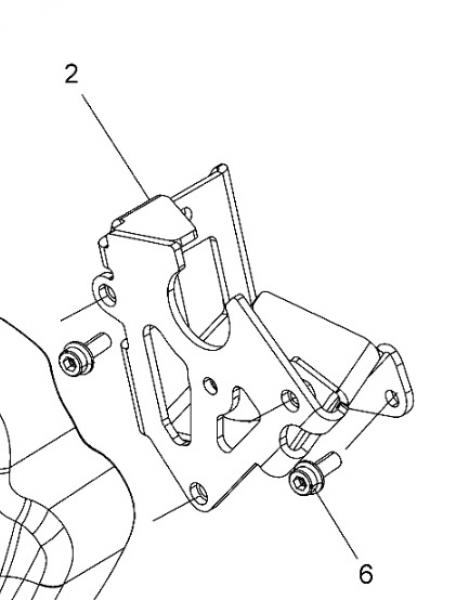 Halterung für Zündschloß Cover - Scout Bobber