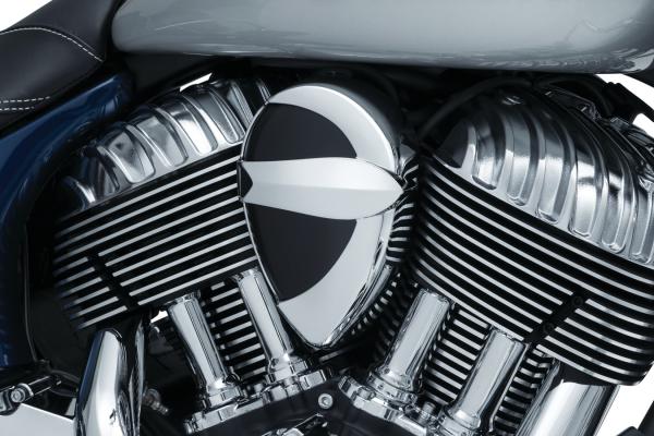 Signature Vantage Horn Cover - Indian Chief - Chrome + Black