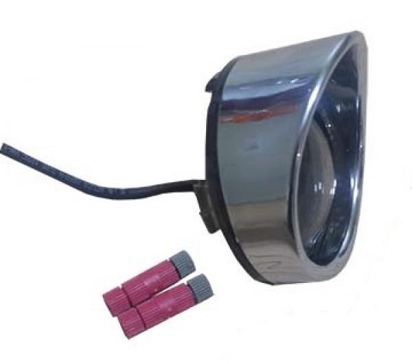 LED Turnsignals with Chrome Visor - Indian Chief