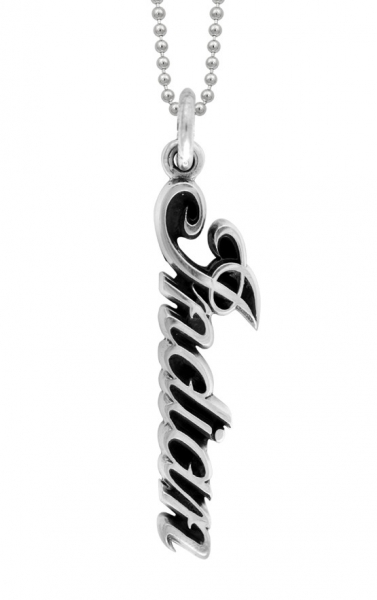 Indian Script Logo Pendant