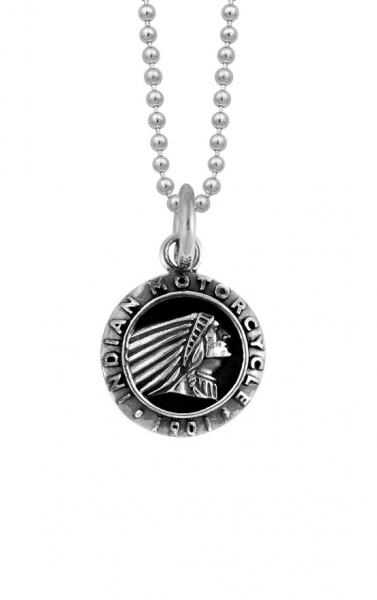 Indian Headdress Round Pendant