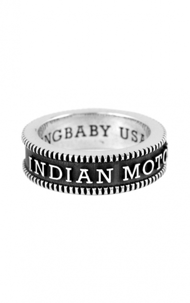 Indian Logo Coin Edge Band