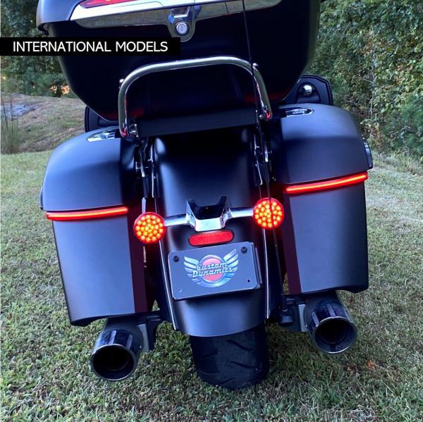 BAGZ LED Saddlebag Lights - INTL - SMOKE