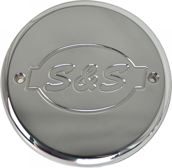 Chrome Cover for S&S Air Filter Kit - S&S Logo