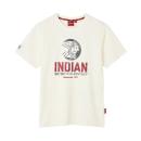 MENS CIRCLE HEADDRESS T-SHIRT - WHITE