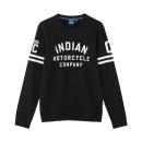 MENS IMC 1901 STRIPES LONGSLEEVE T-SHIRT- BLACK