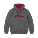 MENS LOGO HEADDRESS HOODIE - GRAY