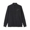 MENS FLANNEL TWILL SHIRT - GRAY