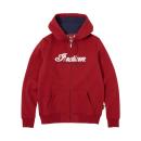 WOMENS USA FLAG HOODIE - RED