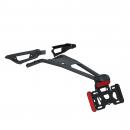 HIGH LICENSE PLATE MOUNT - FTR 1200 - BLACK